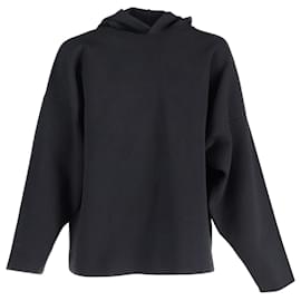 Balenciaga-Moletom clássico com capuz Balenciaga em viscose preta-Preto