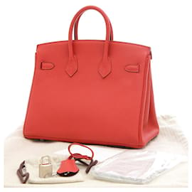 Hermès-Hermès Birkin 25-Red