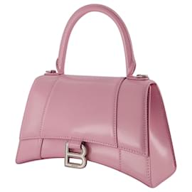 Balenciaga-Hourglass S Tasche – Balenciaga – Leder – Puderrosa-Pink