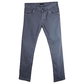 Prada-Prada Slim Fit Jeans aus hellblauem Baumwolldenim-Blau,Hellblau