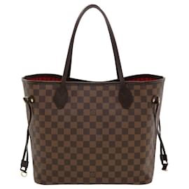 Louis Vuitton-LOUIS VUITTON Damier Ebene Neverfull MM Tote Bag N51105 LV Aut 41150alla-Altro