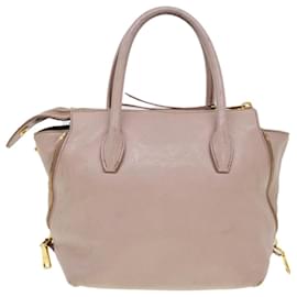 Miu Miu-Miu Miu Hand Bag Leather 2way Pink Auth am4258-Pink