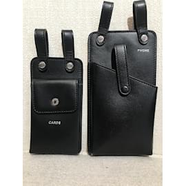 Fendi-FENDI  Belts T.International M Leather-Black