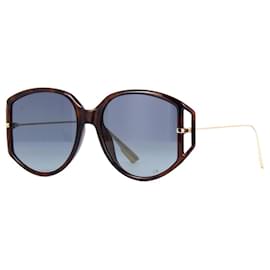 Dior-occhiali da sole Direction2 Nuovi-Braun,Golden