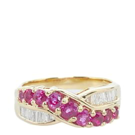 & Other Stories-18K Ruby & Diamond Ring-Golden