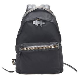 Stella Mc Cartney Zaino Go di Stella McCartney con logo Falabella Nero