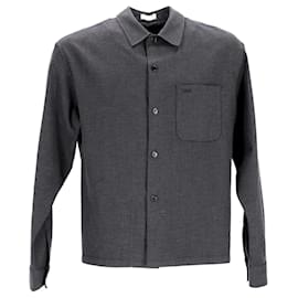 Dior-Camisa de botão Dior em cinza escuro Laine-Cinza