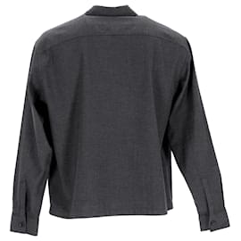 Dior-Dior Button Down Shirt in Dark Grey Laine-Grey