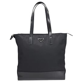 Bolso tote Prada Re-Nylon en nailon negro Negro