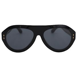 Isabel Marant Pilot Sunglasses in Black Acetate Black