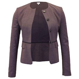 Boss Hugo Boss Jokile Microcheck Anzugjacke aus lila Polyester Lila