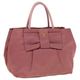 Prada-PRADA Handtasche Nylon Pink Auth 40963-Pink