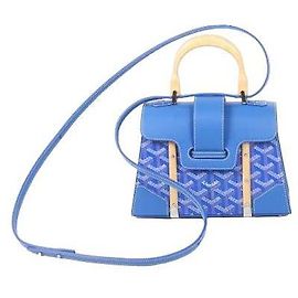 Tracolla Goyard Blu