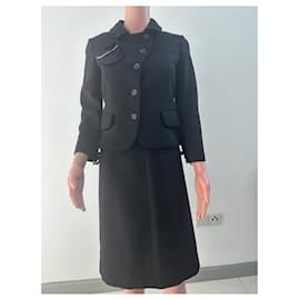 Prada-Prada Skirt Set-Black