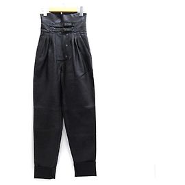 Maison Martin Margiela PANTALON ENDUITE MAISON MARGIELA taille haute Noir