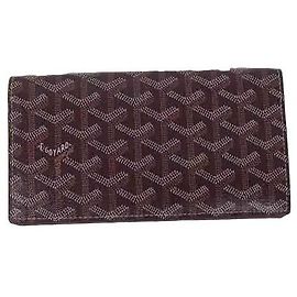 Goyard Wallet Dark red