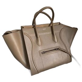 Céline Celine Medium Phantom Gepäck Taupe Taupe