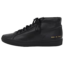 Autre Marque-Common Projects Original Achilles High-Top Sneakers in Black Leather-Black