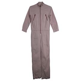 Ba&Sh-Ba&Sh Utility Jumpsuit in Pink Cotton-Pink