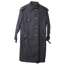 Burberry-Burberry Trench Coat in Black Polyamide-Black