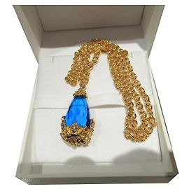 Collier à pendentif chaîne Versace Doré