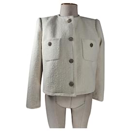 Ba&Sh Meredith Jacke Ecru Weiß