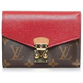 Louis Vuitton Braun Monogram Pallas Kompakte Geldbörse Andere