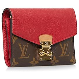 Louis Vuitton-Louis Vuitton Brown Monogram Pallas Compact Wallet-Other