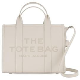 Marc Jacobs-The Medium Tote Bag - Marc Jacobs - Leather - Silver-Beige