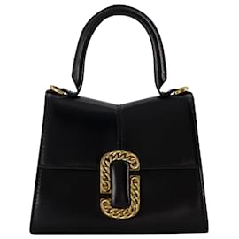 Marc Jacobs-The Mini Top Handle Bag - Marc Jacobs - Leather - Black-Black