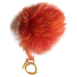 Fendi-Fox pompom-Orange