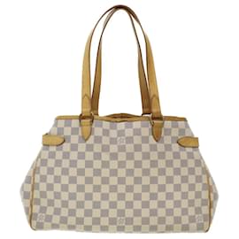 Louis Vuitton-LOUIS VUITTON Damier Azur Batignolles Horizontal Tote Bag N48172 LV Auth 41106-Other