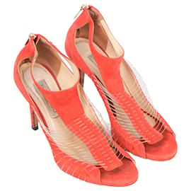 Jimmy Choo-JIMMY CHOO High Heels T.EU 38 Wildleder--Rot