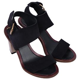 Céline CELINE  Heels EU 37 Suede Navy blue