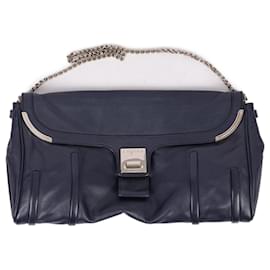 Céline-CELINE  Handbags T.  Leather-Navy blue