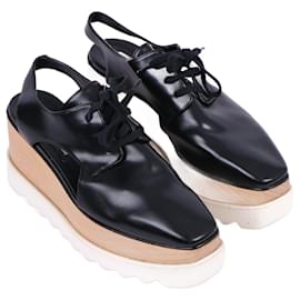 Stella Mc Cartney-STELLA MCCARTNEY  Lace ups T.EU 37 Leather-Black