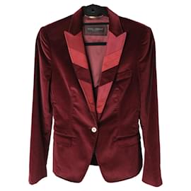 Dolce & Gabbana-DOLCE & GABBANA  Jackets T.fr 36 velvet-Dark red