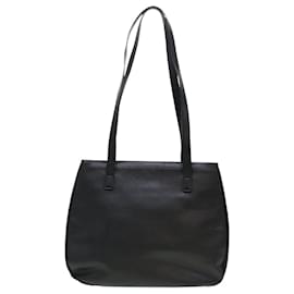Céline-CELINE Shoulder Bag Leather Black Auth fm2285-Black
