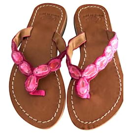 Paté de Sable-Kids Sandals-Pink