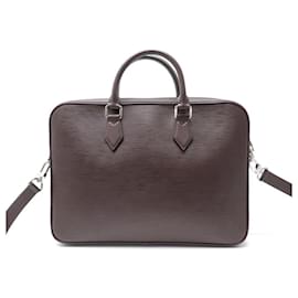Louis Vuitton-NEW LOUIS VUITTON DANDY MM M BAG54404 EPI LEATHER BANDOULIER BRIEFCASE-Brown