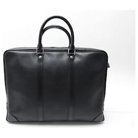 Louis Vuitton-LOUIS VUITTON BRIEFCASE BAG M54472 EPI LEATHER BRIEFCASE BAG-Black