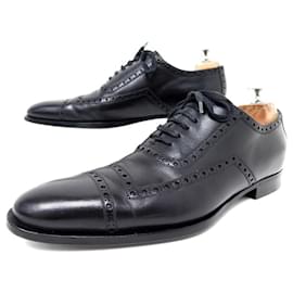 Gucci-gucci shoes 132529 RICHELIEU BOUT FLORAL 40.5 IT 41.5 EN LEATHER SHOES-Black
