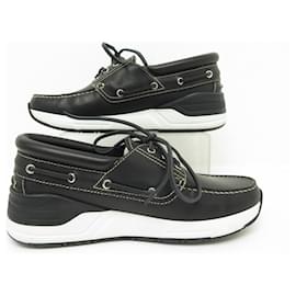 Givenchy-NINE GIVENCHY HAMPTONS BM SHOES08176991 41 BOATS DERBY LEATHER SHOES-Black
