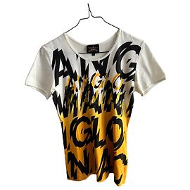 Vivienne Westwood Anglomania Camiseta com logo Dégradé Multicor