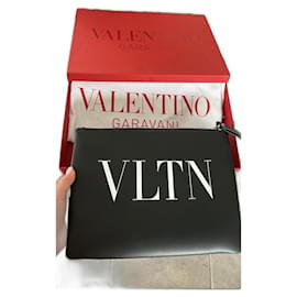 Valentino Garavani-bolso de mano Valentino Garavani VLTN-Negro
