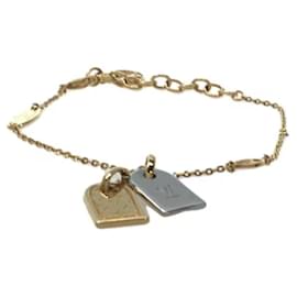 Louis Vuitton-**Bracelet nanogramme en or Louis Vuitton-Bijouterie dorée