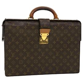 Louis Vuitton-LOUIS VUITTON Monogram Serviette Fermoir Business Bag M53305 LV Auth th3565-Monogram