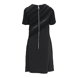 Louis Vuitton-Schwarzes Kleid von Louis Vuitton mit strukturierten Details-Schwarz