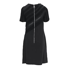 Louis Vuitton-Louis Vuitton Black Dress with Textured Details-Black