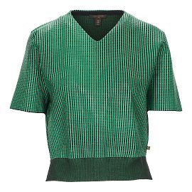 Louis Vuitton Top com decote em V Verde